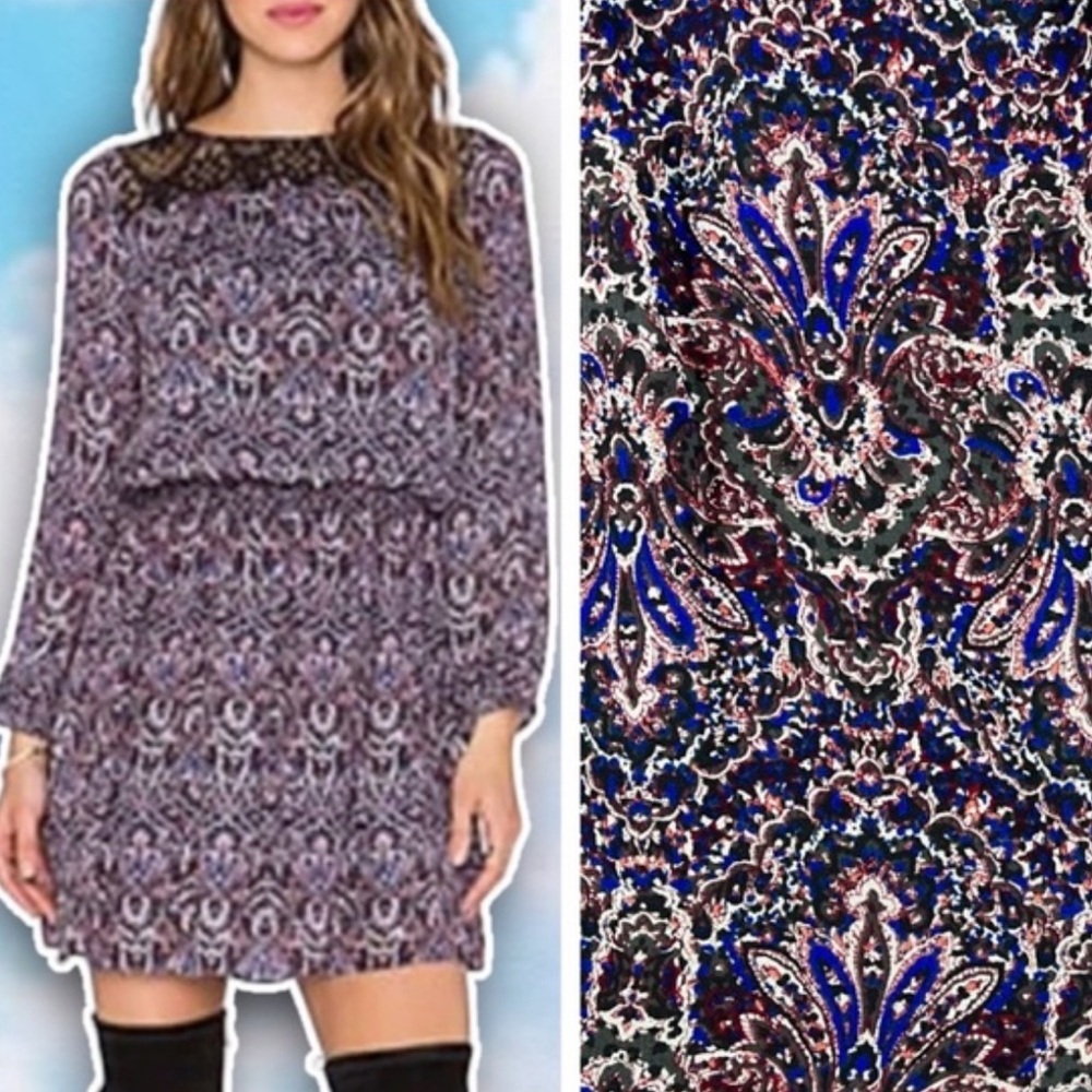 Joie Amedeo Silk Mini Dress
